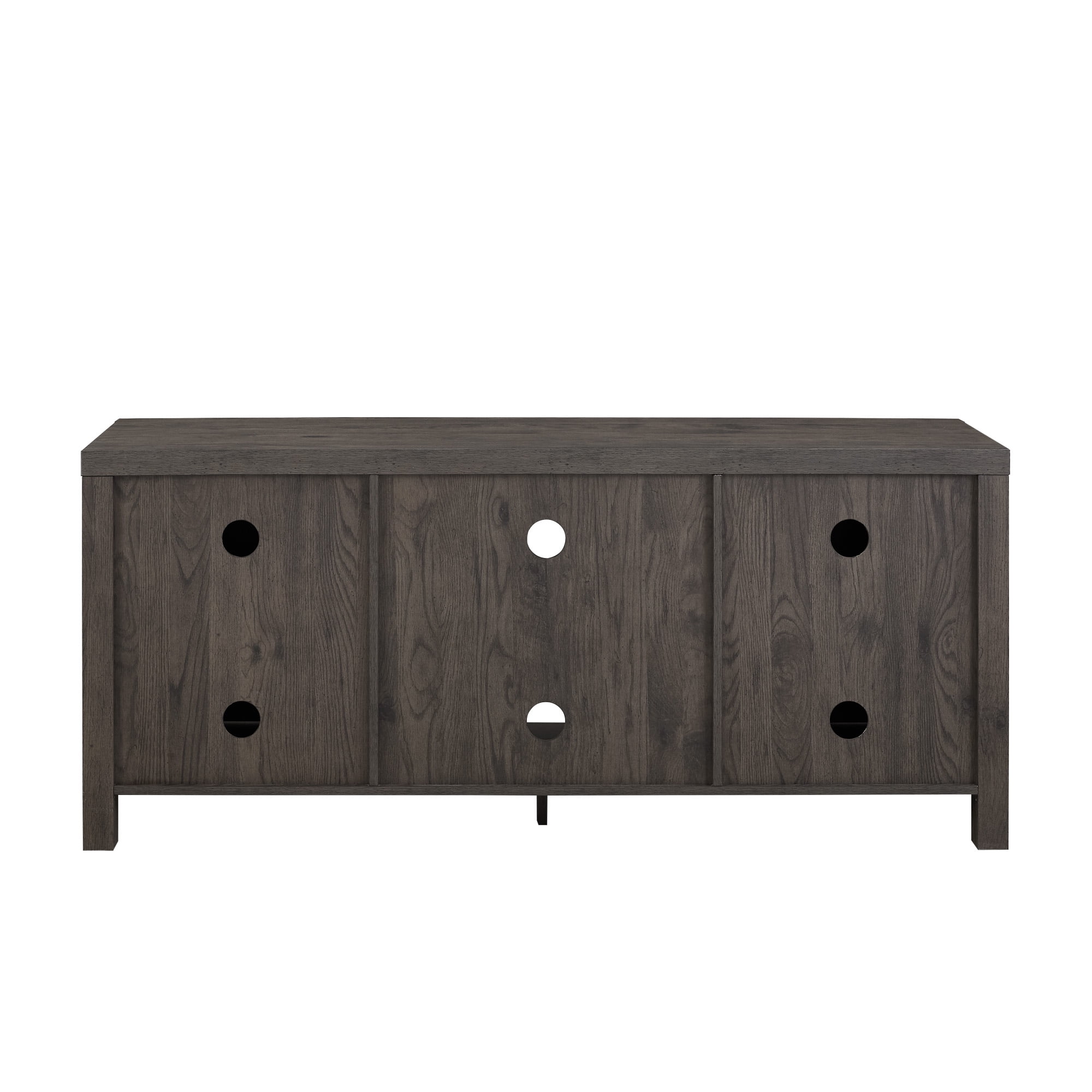 Walker Edison Farmhouse Barn Door TV Stand for TVs up to 65”, Sable