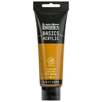 Liquitex BASICS Acrylic Color, 4 oz. Tube, Yellow Oxide