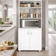 thumbnail image 4 of Mueble Alacena de Cocina Ginebra – 2 Puertas de Cierre Lento y 3 Estantes Abiertos, Melamina de Alta Resistencia, 4 of 6