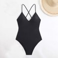 thumbnail image 5 of Black Swimsuits for Women Swimsuit Womens Womens Bathing Suits Tummy Control Clearance Sales, 5 of 6