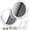 White, variant on Air Tracker Tag Works with Apple Find My (iOS Only) Includes Replaceable Battery, Bluetooth Smart Item Locator Key Finder for Keys, Luggage, Wallet, Pet, Car, Bike (Black, 2-Pack)