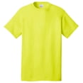 thumbnail image 1 of Port & Company All-American Tee. Safety Green. S., 1 of 5