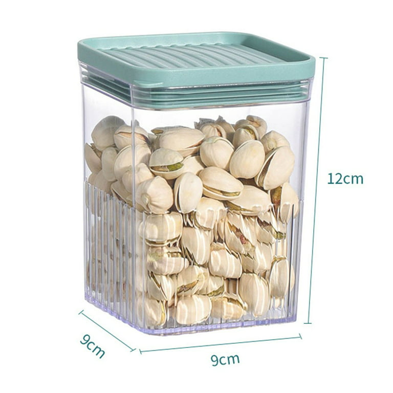 Stackable Glass Jars Glass Storage Container Clear for Cereal