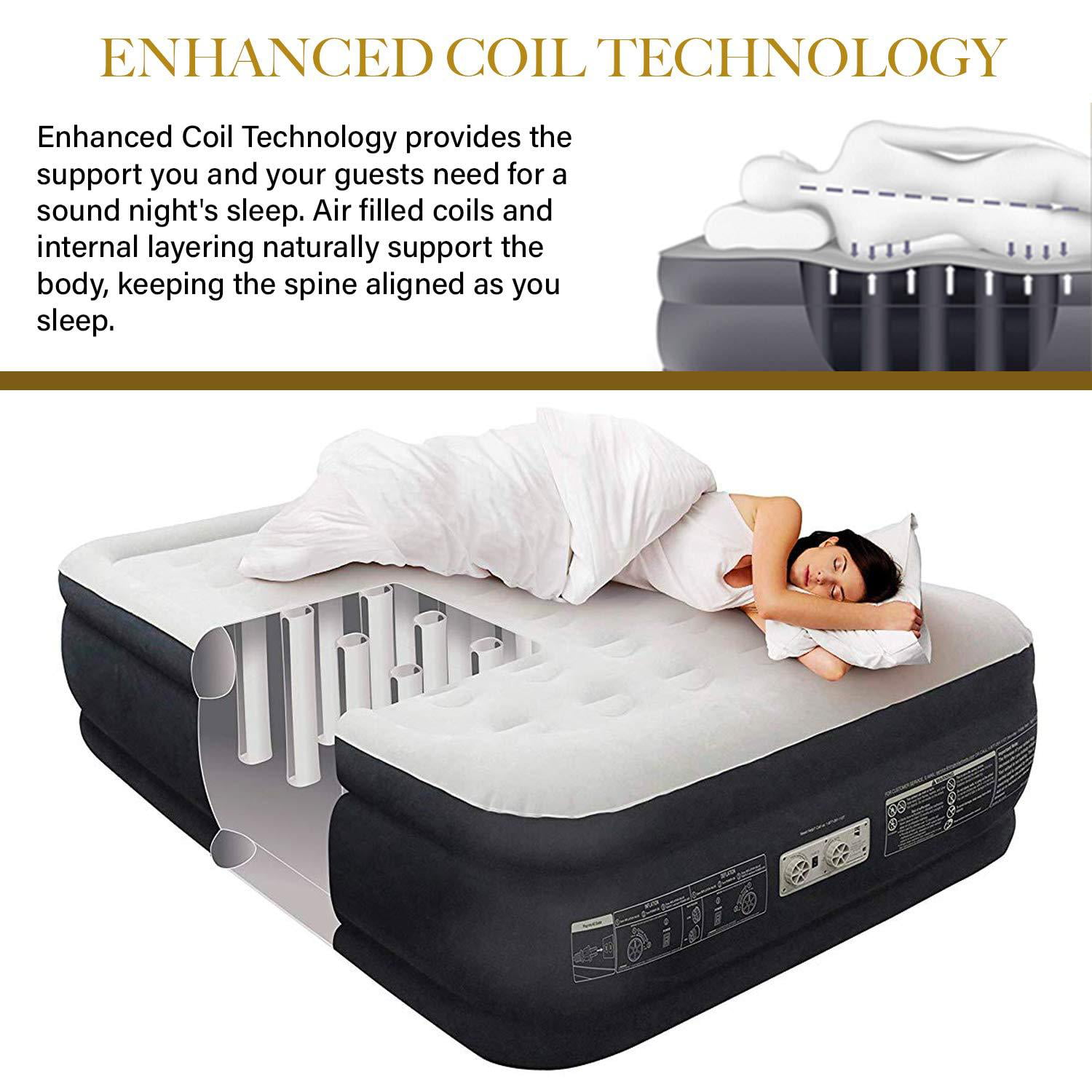 Best Inflatable Airbed Queen S King Koil Queen Air Mattress with Built-in Pump 