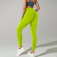 thumbnail image 2 of GEWSEY Womens Workout Leggings Seamless Tummy Control Yoga Pants Scrunch Butt Lifting Compression Gym Athletic Leggings (Light Green, M), 2 of 5