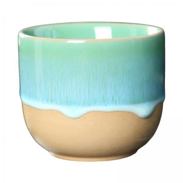 Taza tradicional,Tazas de té de cerámica Estilo tradicional chino,Juego de té de sin asas Tazas Taza de café,Juego de té de kung fu taza de café expreso,Tazas de té de