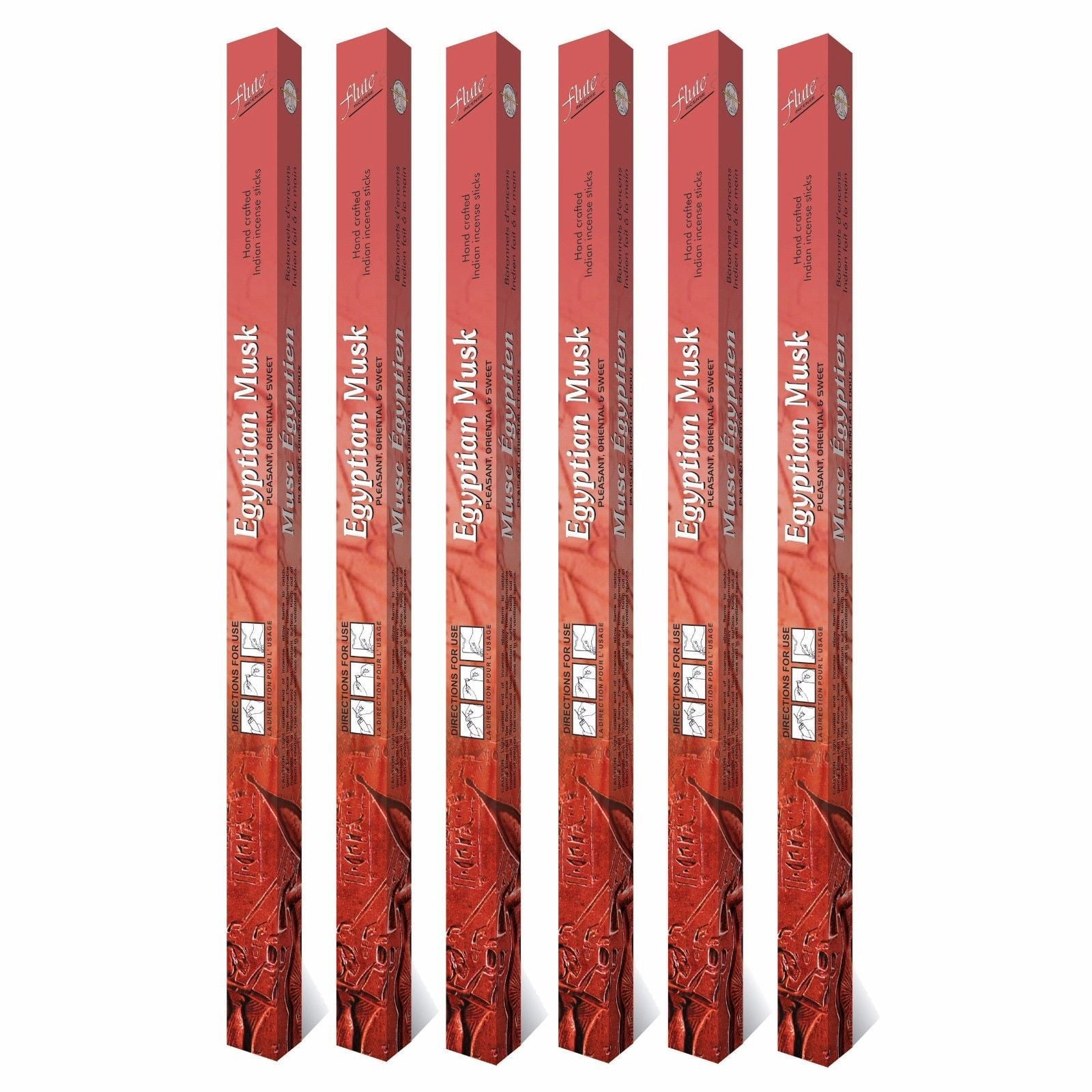 Flute Egyptian Musk "Pleasure, Oriental & Sweet" Incense Sticks 8ct