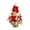 Red-1PCS, variant on Yucurem 3 Pack Pre-Lit Mini Tabletop Christmas Tree Ornaments, 11.8 Inch Artificial Christmas Tree with LED Lights for Xmas Holiday New Year Party Table Decor