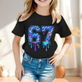 thumbnail image 2 of Afdoent Boys And Girls 67 Funny Number T Shirt Summer Short Sleeve Crew Neck Top T-Shirts 3-4 Years, 2 of 4