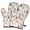 Multicolor Christmas Tree, variant on Cute Oven Mitts,Multicolor Christmas Tree Pattern Oven Mitt 2-Pack Set,Kitchen Gloves for Oven,Heat Resistant Oven Mitts 7.7"x12"
