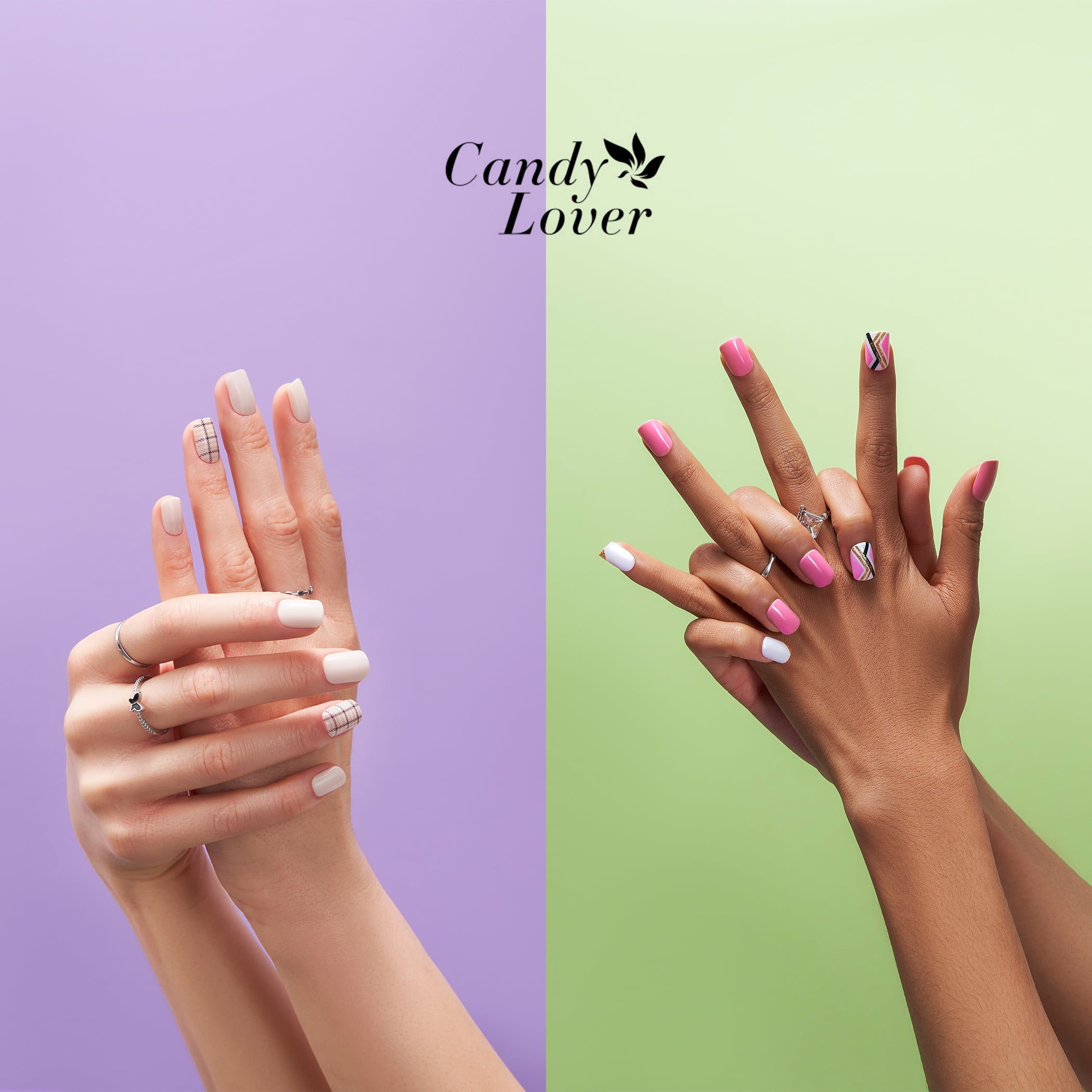 Candy Lover Gel Nail Polish Kit, 22 Colors Vitality Bright UV Gel Polish with Top Coat Base Coat Matte Coat, Gel Nail Polish Set Gift for Girls Women DIY Manicure