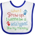 thumbnail image 3 of Inktastic Dental Hygienist Like Mommy Boys or Girls Baby Bib, 3 of 4