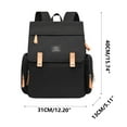 thumbnail image 2 of Large Capacity Diaper Backpack for Moms | Waterproof Travel Bag with Insulated Pockets & Changing Station | 31x13x40cm Gray Fashion Shoulder Bag, 2 of 5