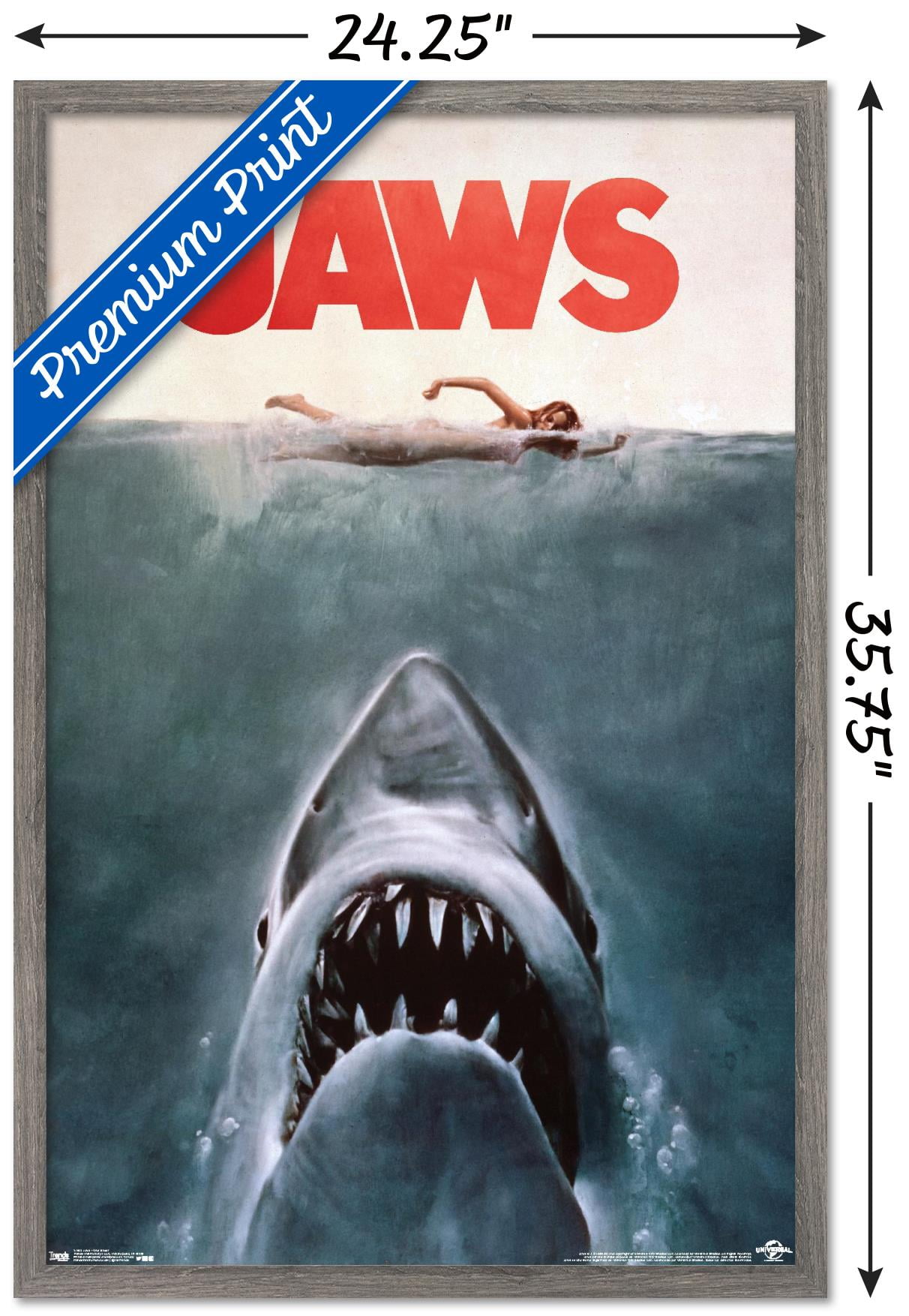 Jaws - One Sheet Wall Poster, 14.725