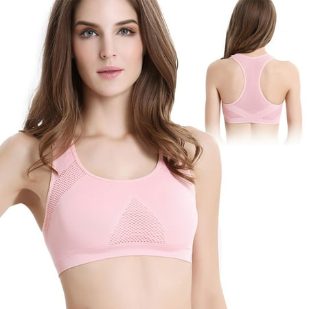 

Double Layer Seamless Sports Bra Women s Racerback Workout Yoga Sports Bra