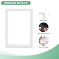 thumbnail image 2 of 2-Pack Dried Flower Frame, 4 x 6 Inch Double Acrylic Wooden Dried Flower Photo Floating Frame [White], 2 of 7