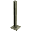 CRL PSB5BBGY Beige Gray AWS Steel Stanchion for 135 Degree Rectangular Center Posts
