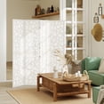 thumbnail image 2 of HOMCOM 4 Panel Room Divider, 5.6 FT Lightweight Privacy Screen, White, 2 of 10