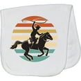 thumbnail image 2 of Inktastic Rodeo Team Roping Cowboy Baby Burp Cloth, 2 of 3