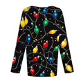 thumbnail image 6 of SELONE Christmas Clothes Women Long Sleeve Xmas Fashion Tees Casual Crewneck Loose T Shirt Xmas Print Shirt Multicolor XL, 6 of 6