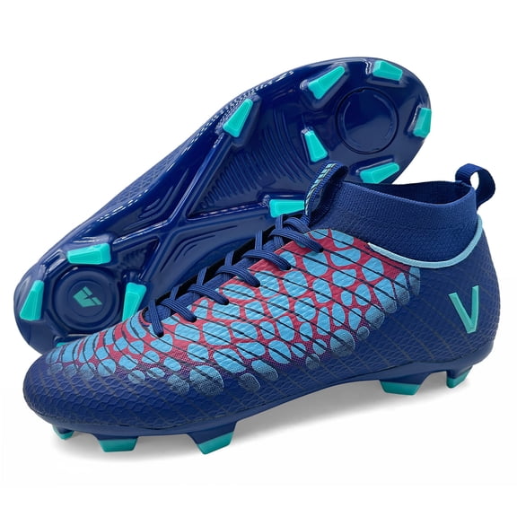 Vizari Flynox Adult Firm Ground Soccer Cleats Royal , 6.5
