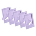 thumbnail image 1 of Uxcell 5 Pcs Mini Cadres Photo 2.4 x 3.6 Pouces Rectangle Petit Cadre Photo, Violet, 1 of 5