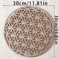 thumbnail image 5 of Bohemian Round Hollow Wood Decals European Wooden Background, 5 of 5