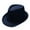 Navy, variant on Clearance! Baberdicy Men and Women Unisex British Style Solid Color Jazz Hat Sun Hat Black