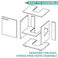 thumbnail image 3 of Phillips Under Sink Cabinet, Double Door Storage with Open Back for Pipes, Wide Unit, Freestanding Cabinet, 3 of 7