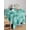 Turquoise, variant on Sage Green Geometric Table Cloth, Modern Morocco Abstract Art Waterproof Tablecloth for Rectangle Tables, Reusable Washable Fabric Table Cover for Restaurant Kitchen Dining Tables 52"x70"