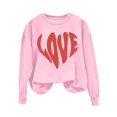 thumbnail image 4 of ChaoHeng Long Sleeve Plus Size Tops Women's Round Neck Printed Loose Fitting Long Sleeve Hoodless Sweatshirts Tops, 4 of 7
