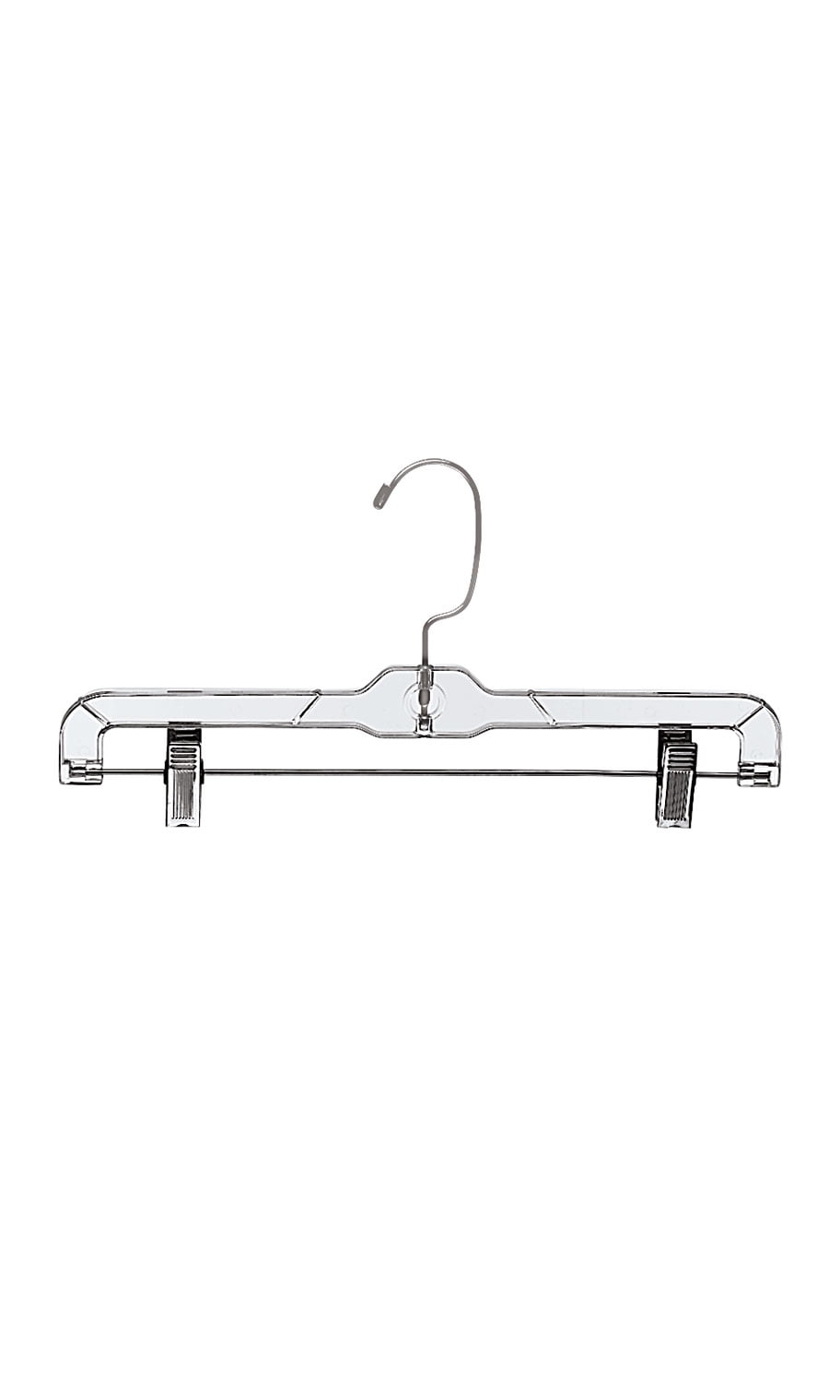 17 inch Clear Plastic Case of 20 Details about   Dress Hangers 