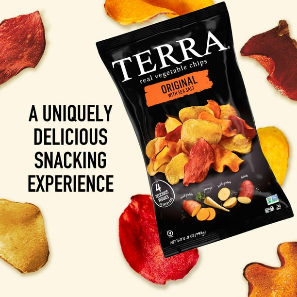 Terra Original Sea Salt Vegetable Snack Chips, 6.8 oz