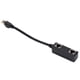 thumbnail image 1 of Divisor Ethernet, práctico, estable, confiable, duradero, adaptador de Cable de red CAT8 negro para oficina en casa, 1 of 8