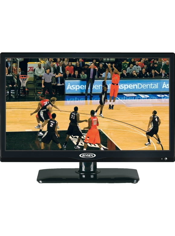 JENSEN JTV1917DVDC 19" LCD LED RV TV with Build-In DVD Player, High Performance Wide 16:9 LCD Panel, Resolution 1366 x 768, Integrated HDTV (ATSC) Tuner, HDTV Ready (1080p, 720p, 480p), 12V DC Power