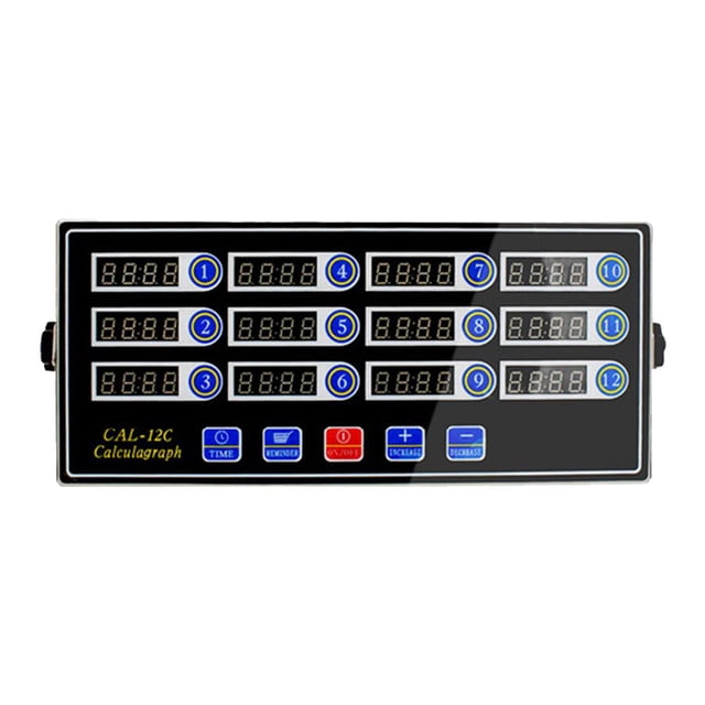Channels Kitchen Timers, Commercial Cooking Timer, Digital Alarm Reminder Multi-Event, Restaurant Timer with Loud Alarm Cooking Reminder
