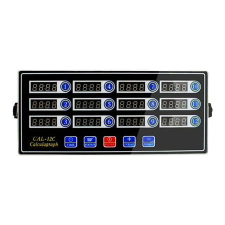 

EZLIFE Commercial 8 Channels Digital Kitchen Timer Stainless Steel Calculagraph Tim ✨и V7R6