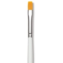 Bob Ross Gold Synthetic Brush - Finisher, Size 8