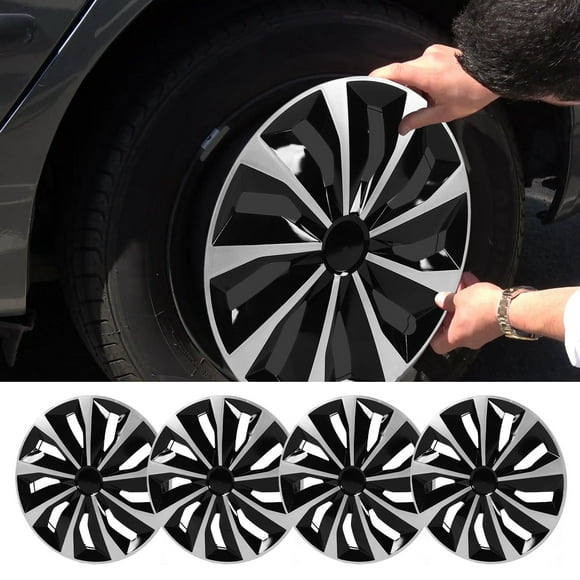 Wheel Rim Protector, 17 Inch Wheel Hub  4 Pcs High Strength Perfect Fit Silver  for   Connect