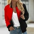 thumbnail image 1 of Chaqueta deportiva Wancir con cremallera completa para mujer, de manga larga, ligera, con bolsillos, para entrenamiento, 1 of 5