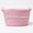 pink, variant on 1pc Personalized Name Storage Basket, Custom Woven Organizer Bin with Handles, Customized Gift for Home Decor, Clothes, Laundry