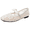 White, variant on Willtoo Mesh Ballet Flats for Women Closed Toe Bowknot Floral Mary Jane Shoes Casual 2026 Dress Flats Shoes