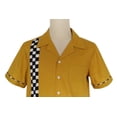 thumbnail image 2 of Men's Casual Panel Shirts Short Sleeve Shirt, 2 of 4
