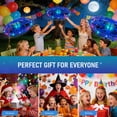thumbnail image 2 of Mini Hand Drone for Kids Adults, 360° Drone Mini Helicopter RC UFO Flying Toy With Colorful light strip, Hand Operated Sensory Flying Drone UFO Toy for Boys Girls, Blue, 2 of 8
