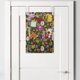 thumbnail image 2 of Easter Hanging Pocket Organizer, Ornamental Eggs Monsters Rabbit Forest Animals Plants Cartoon, Printed Polyester Storage Bag with Pockets, 14" x 20", Charcoal Grey Multicolor, 2 of 2