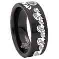 thumbnail image 6 of Seashell Tungsten Carbide Ring, 6 of 9