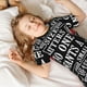 thumbnail image 5 of Balery Wine Funny Conjunto de Pijama Infantil de Manga Corta con Estampado – Ropa de Dormir de Algodón Suave-Large, 5 of 6