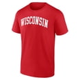 thumbnail image 2 of Men's Red Wisconsin Badgers Heritage Arch T-Shirt, 2 of 3