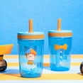 thumbnail image 5 of Zak Designs 15oz Blippi Kelso Tumbler Set, BPA-Free Leak-Proof Screw-On Lid with Straw Made of Durable Plastic and Silicone, Perfect Bundle for Kids, 2 Count (Pack of 1), 5 of 9