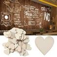 thumbnail image 2 of UPGRATOR 400Pcs Valentine's Day Heart Shape Wood for DIY Projects and Home Decor Craft Enthusiasts, 2 of 8